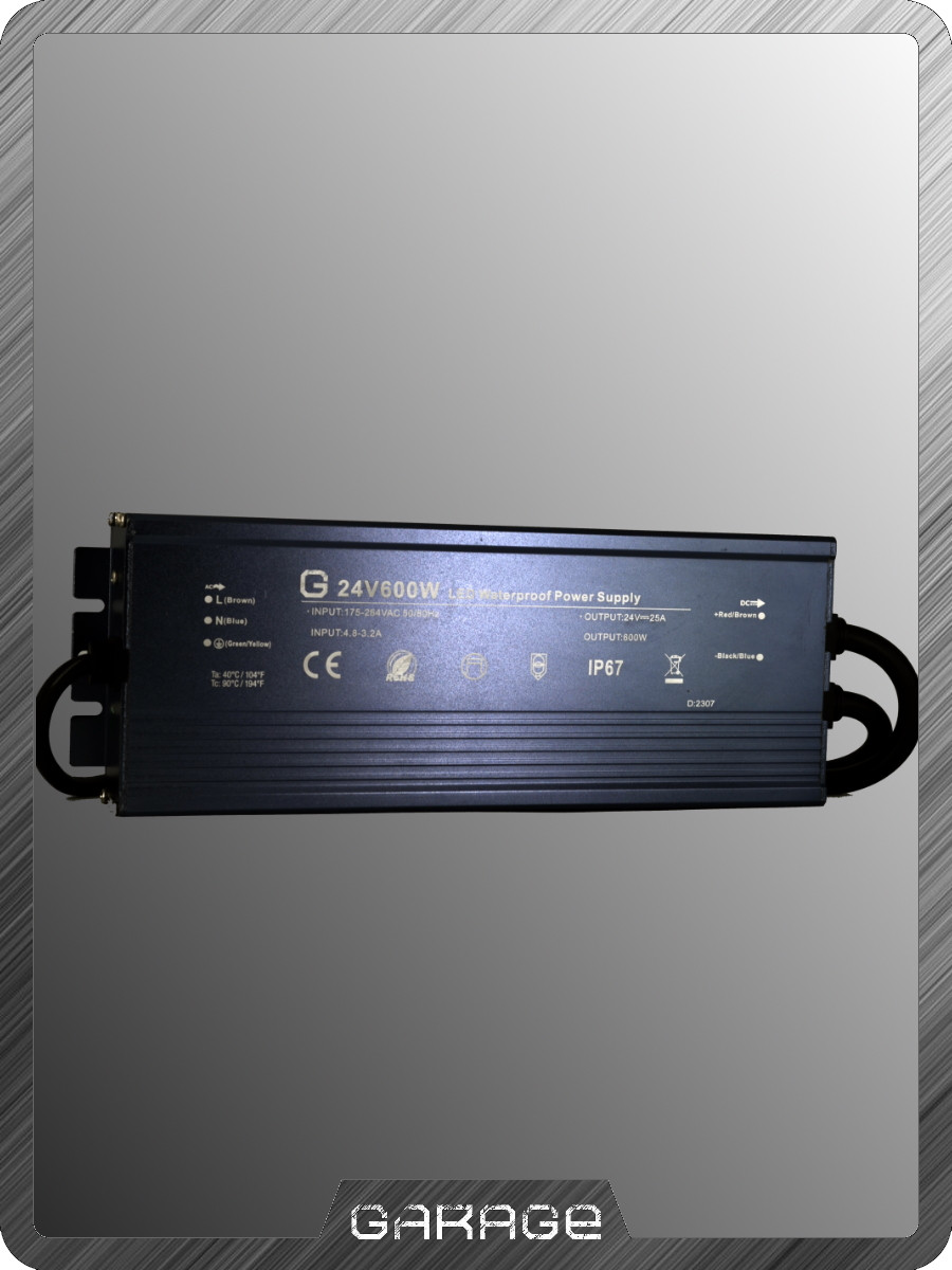 Блок Питания Garage B-24В-600Вт IP67 Блок Питания Garage B-24В-600Вт IP67