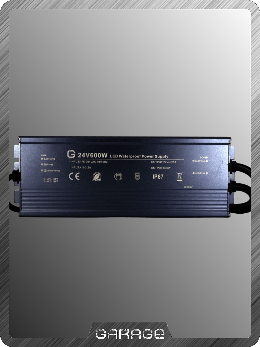 Блок Питания Garage B-24В-600Вт IP67 Блок Питания Garage B-24В-600Вт IP67