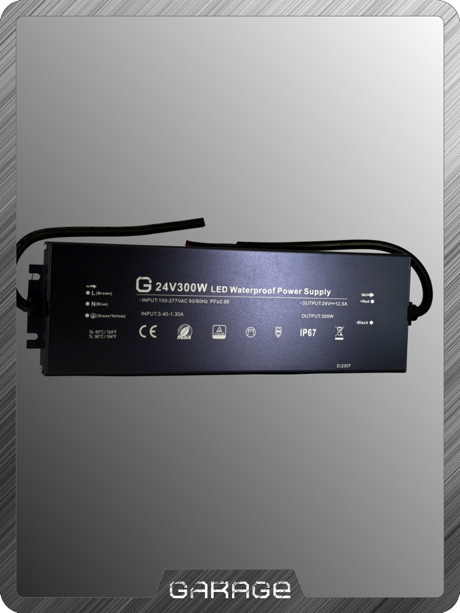 Блок Питания Garage D-24В-300Вт IP67 Блок Питания Garage D-24В-300Вт IP67