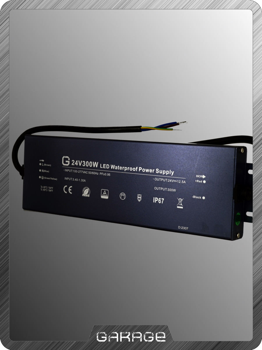 Блок Питания Garage D-24В-300Вт IP67 Блок Питания Garage D-24В-300Вт IP67