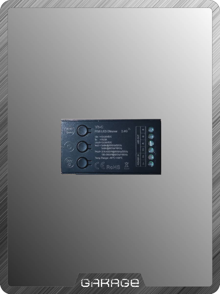 Контроллер RGB LED Dimmer 3CH*6A 12-24V (V3-C) Контроллер RGB LED Dimmer 3CH*6A 12-24V (V3-C)