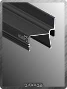 Flexy KONTUR 03 (ПФ 2633 "Стеновой контурный теневой профиль") Черный