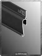 Flexy EURO 02 (ПФ 7206 "Стеновой профиль с теневым зазором") без покраски