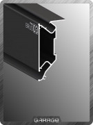 Flexy BRUS 03 (ПФ 8153 «Брус-ниша») Черный