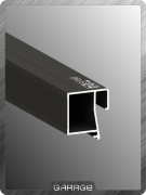 Flexy BRUS 04 (ПФ 8674 «Брус мини теневой») Черный