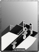 Slott Motion карнизный профиль 3m Черный