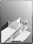 Slott Motion карнизный профиль 2m Белый