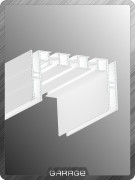 Профиль Альфа Ceiling в сборе (L-2м Белый)