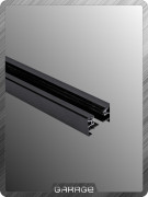 Однофазный шинопровод ART/АРТ 220V, 34*19, Черный, 2м