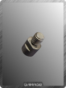 Переходник на коронку УШМ (правая) М14хМ5 Metabo-Makita